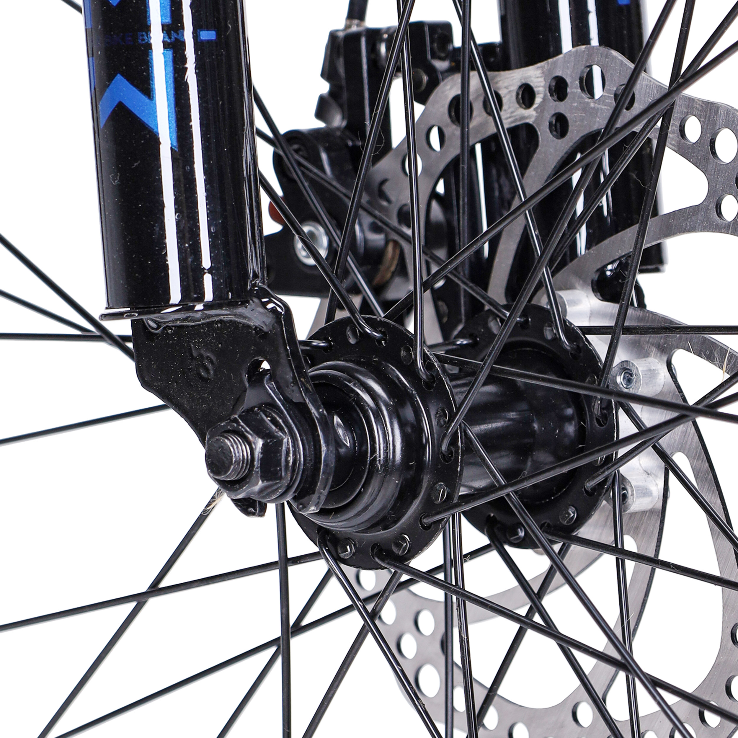 Велосипед 26" рама 17" 21sp  MEGAWHEELS DH чёрный-синий