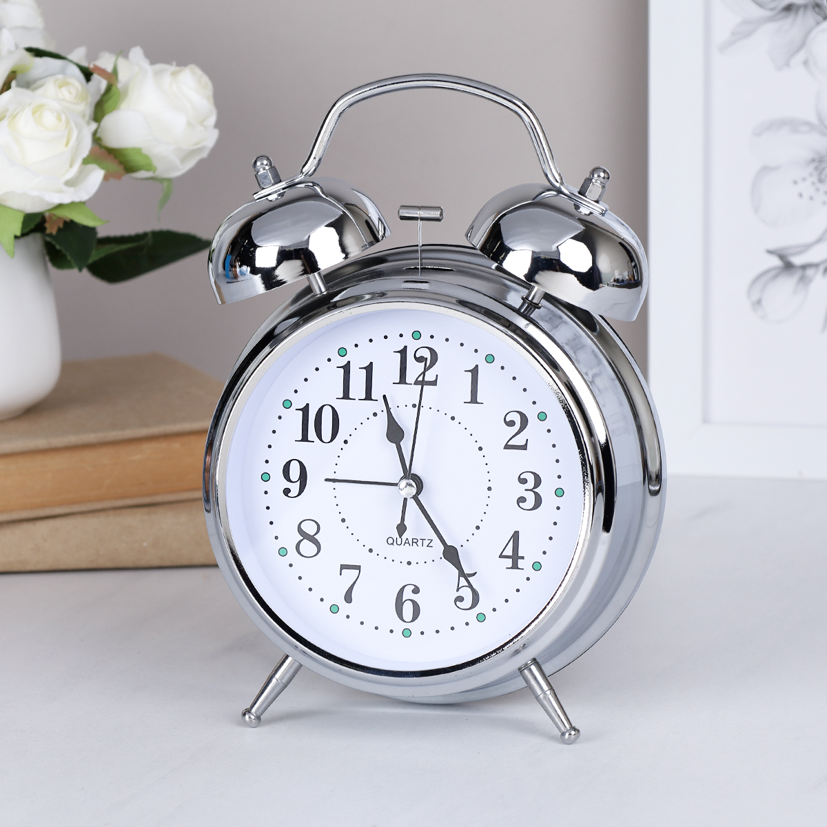 Будильник 13,5х6,5х20 см / 672 /уп 40/ 