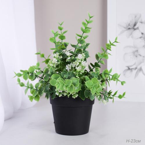 Цветочная композиция Зелень 23 см / YT-103 /уп 12/96/