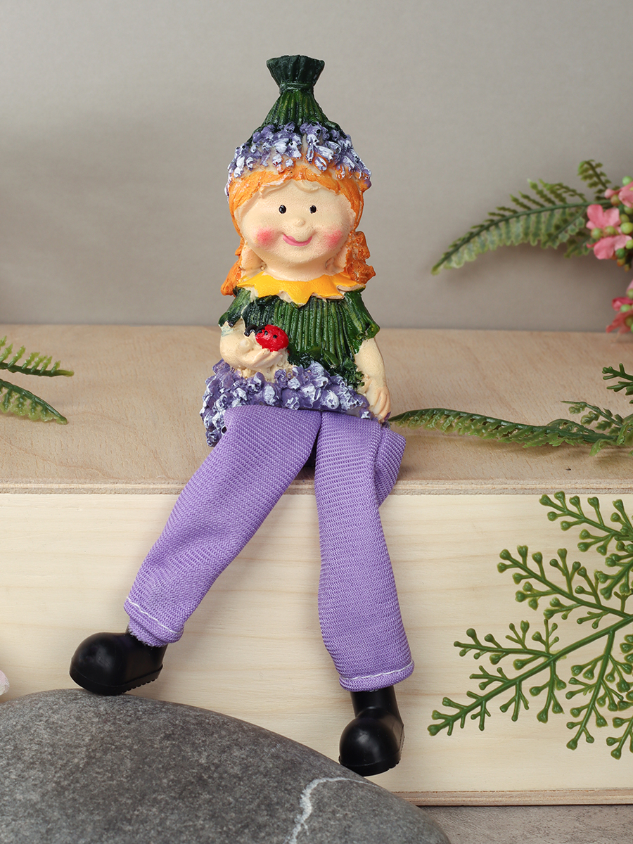 Фигурка висячие ножки Лаванда 10 см / YG761 /уп 2/288/микс