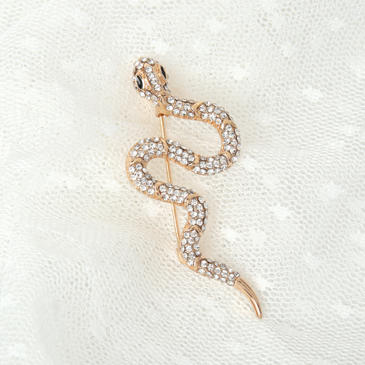 Брошь Змея / 3643-2 /уп 24/Символ года 2025