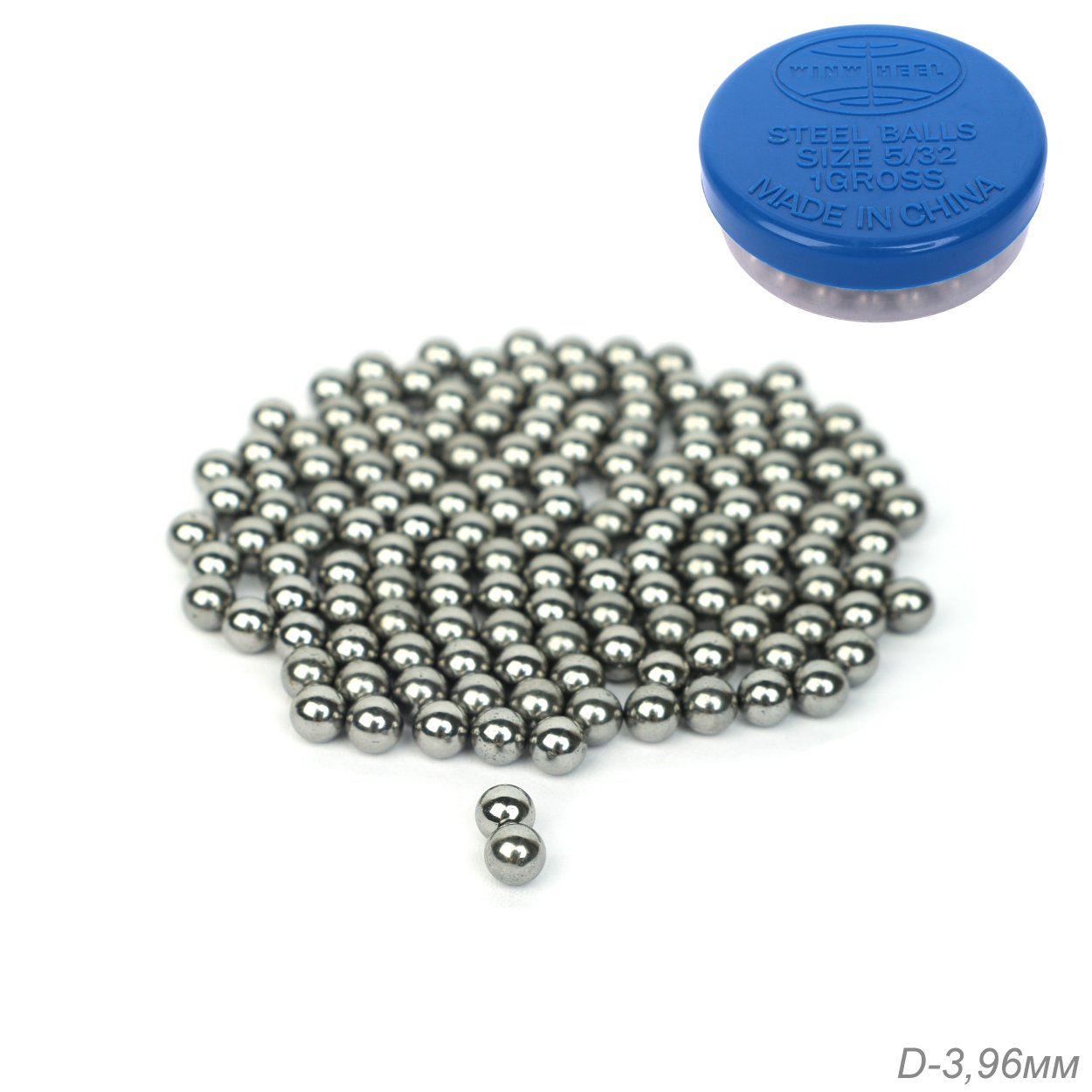 Шарики подшипника 3.96MM. 144 шарика в упаковке. /уп 50/400/