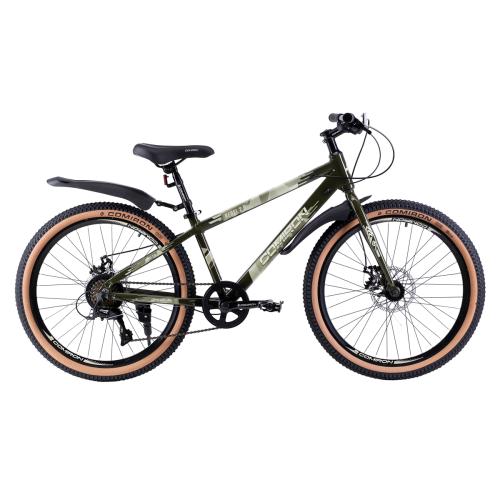 Велосипед 24" рама 13" 8sp COMIRON REBEL ригид милитари хаки