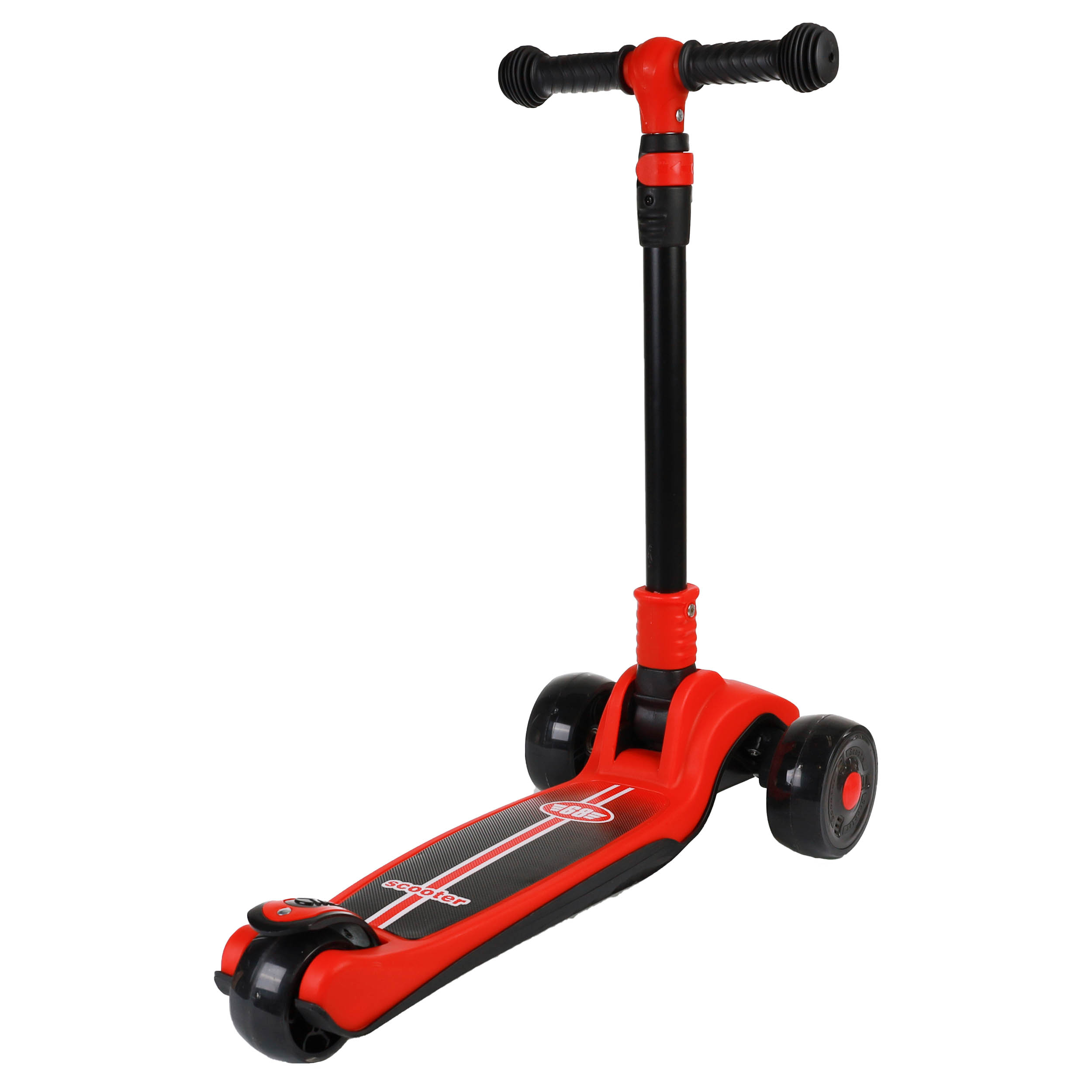 Самокат 3-х колесный SCOOTER /109A /уп 6/ красный