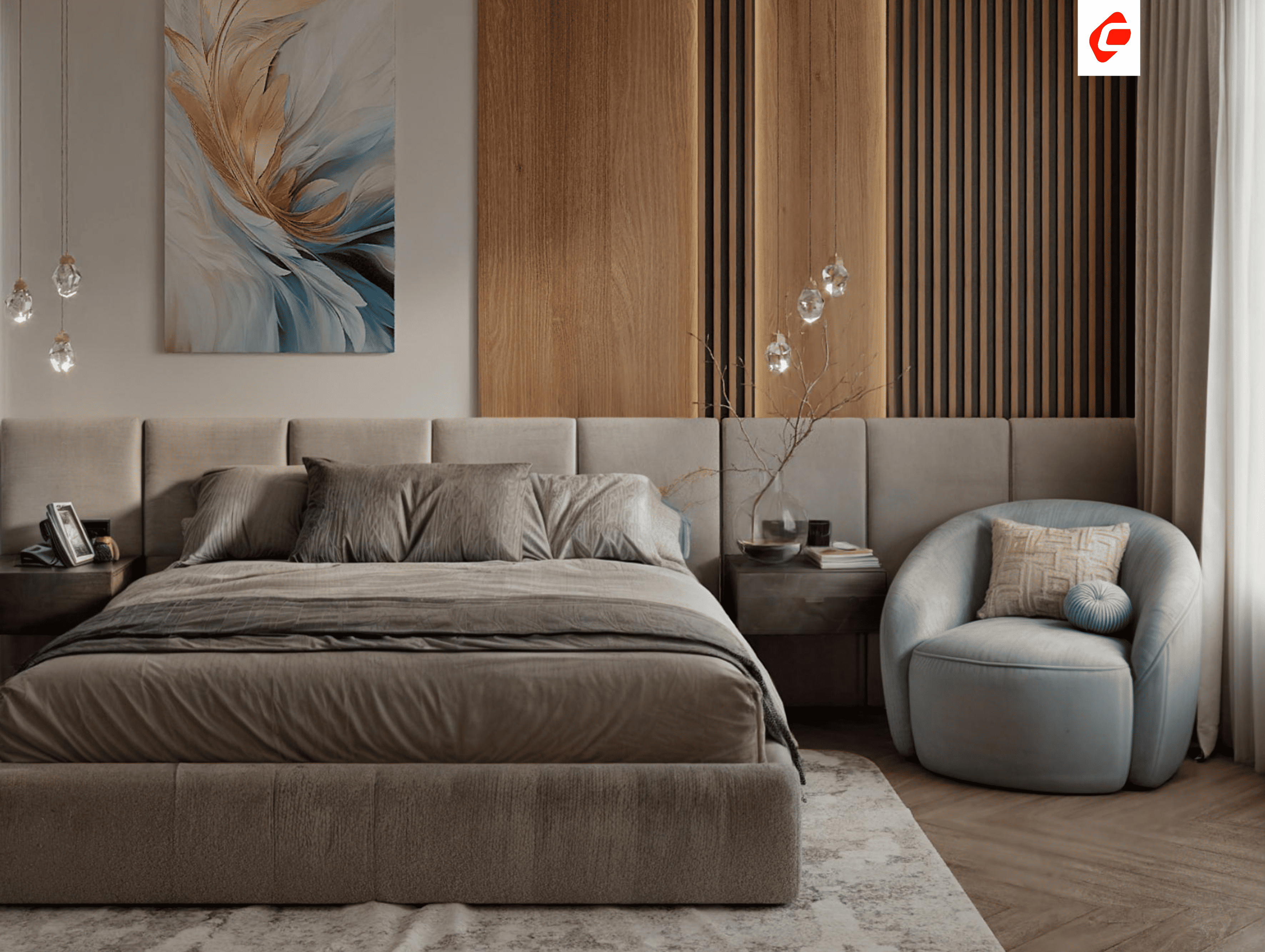 Спальня в современном стиле