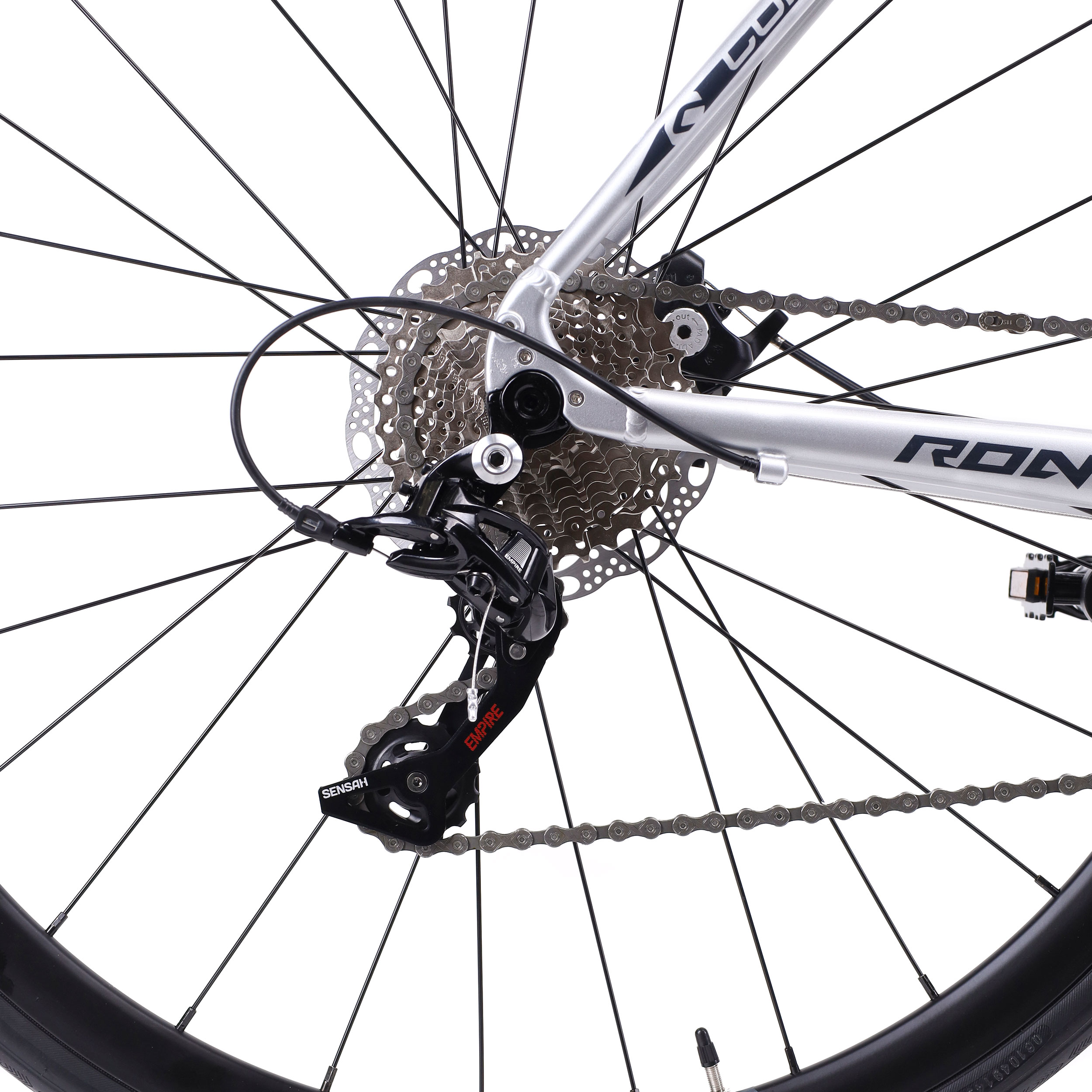 Велосипед шоссейный COMIRON RONIN II 700C-540mm SENSAH 2X11S оси, серебристый