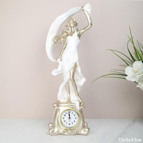 Часы статуэтка Дама 41 см / HB229 /уп 6/