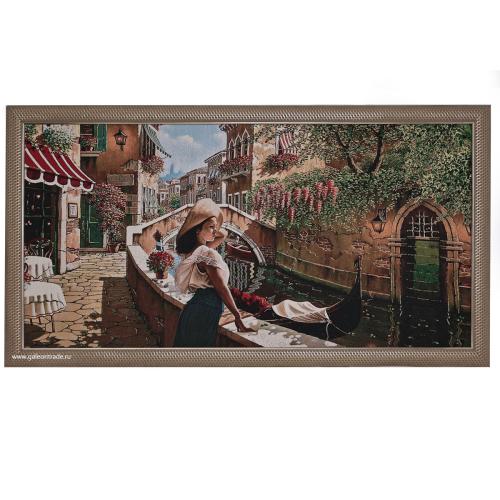 Картина гобелен 60x120 Девушка в Венеции / M158/ DS5103-866P /