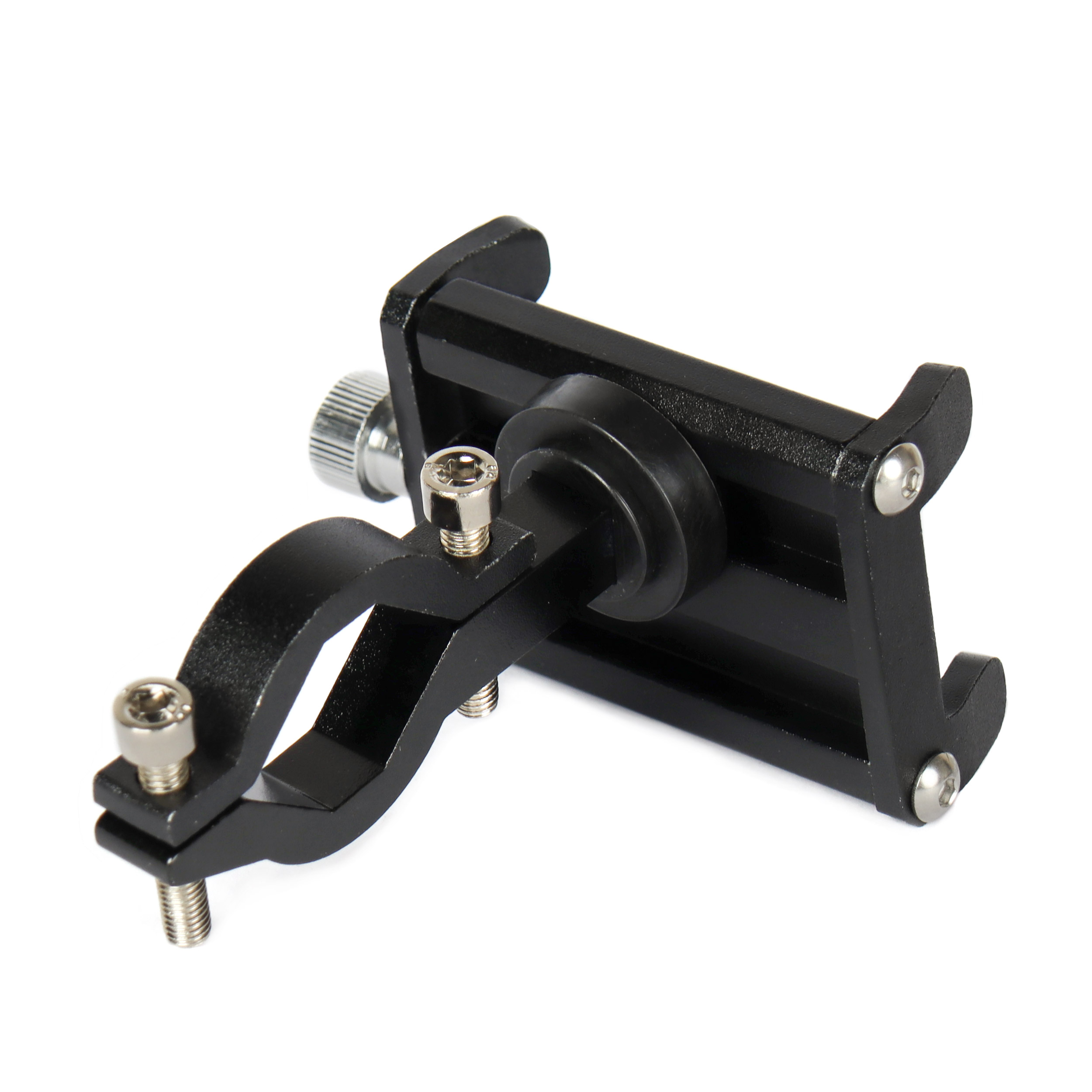 Держатель велосипедный для телефона. Цвет черный /уп 100/