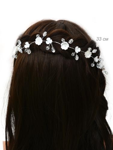 Веточка для волос 33 см / 279-6 /уп 12/с невидимками