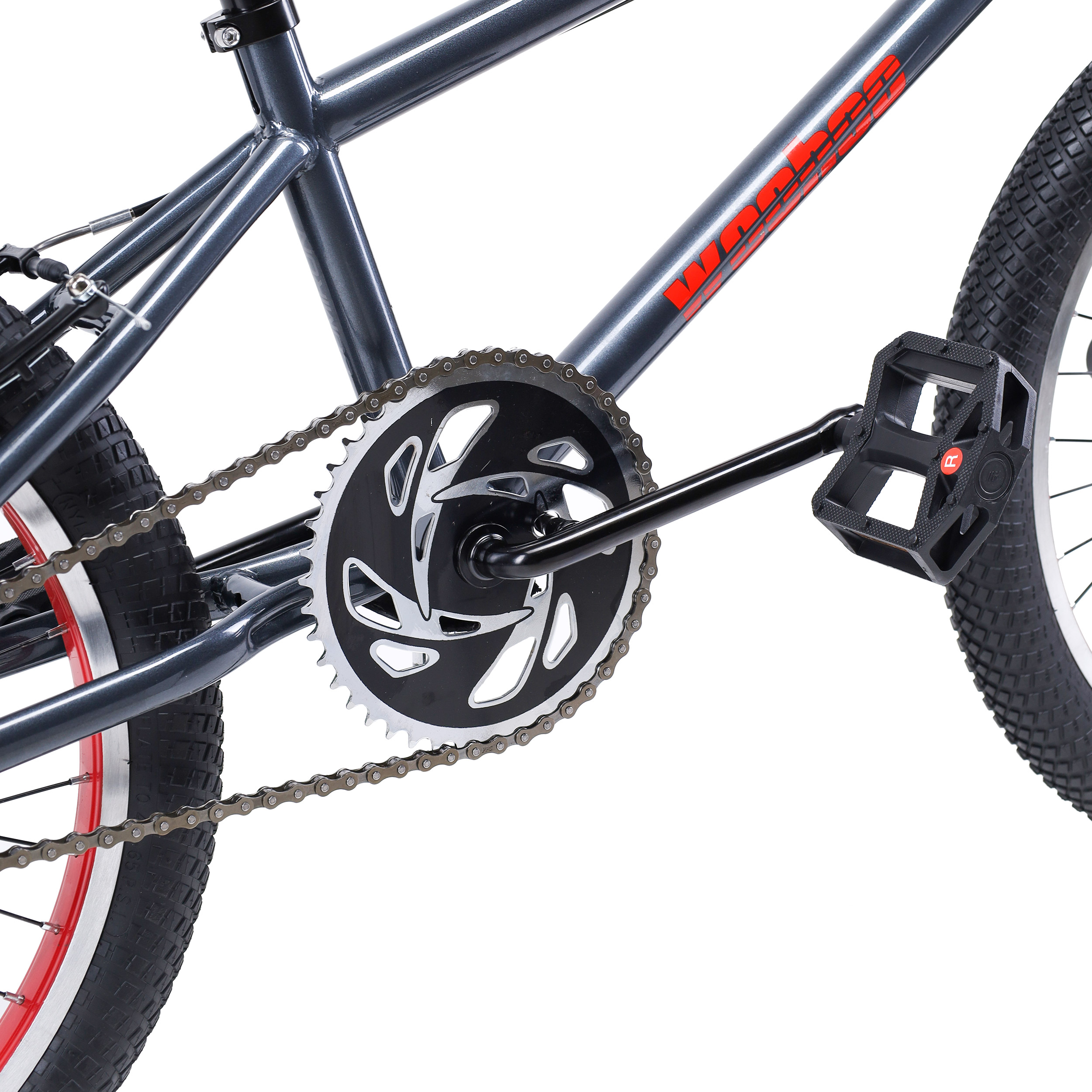 Велосипед BMX 20" Рама 18.7" WOOHOO STAGE TWO чёрный