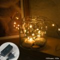 Гирлянда 100 м 1000 LED Роса / NEW10 /уп 50/вилка732295
