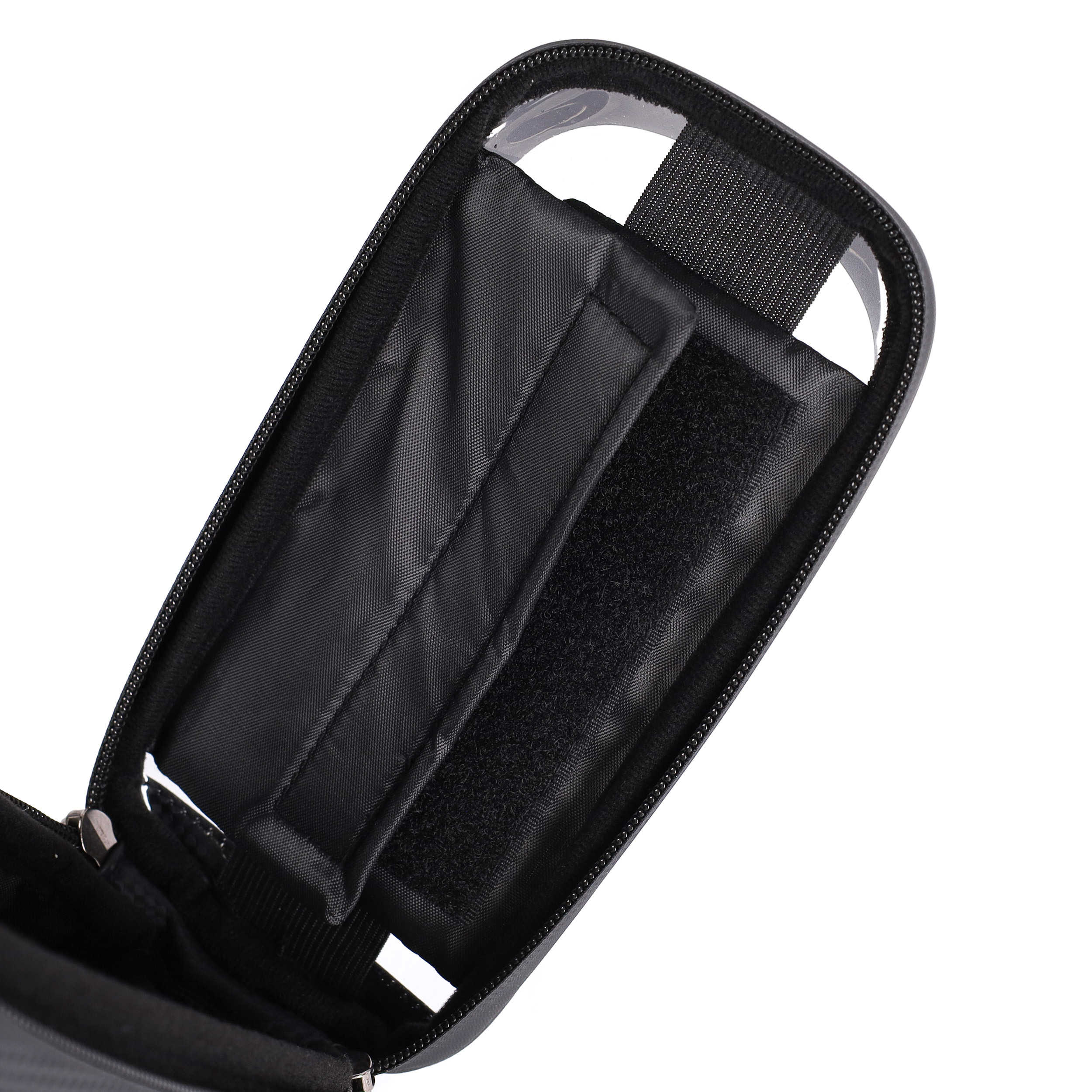 Сумка велосипедная на раму RZAHUAHU, с отделением для смартфона, основной отсек на молнии, водонепроницаемый. Размер 21*10*10см. /уп 50/