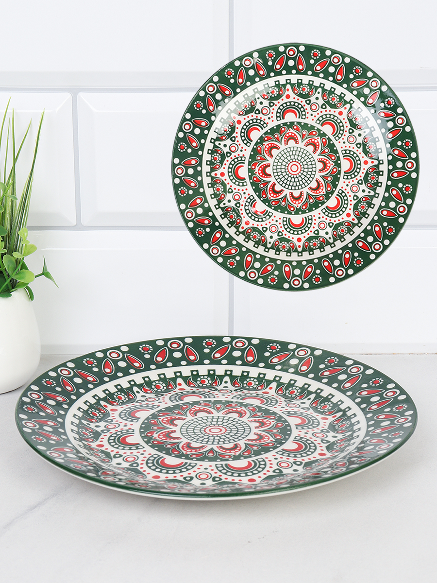 Тарелка круглая 20,5 см / 48-19 /уп 80/