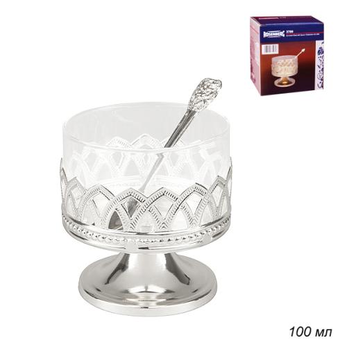 Креманка с ложкой / 3789 /уп /