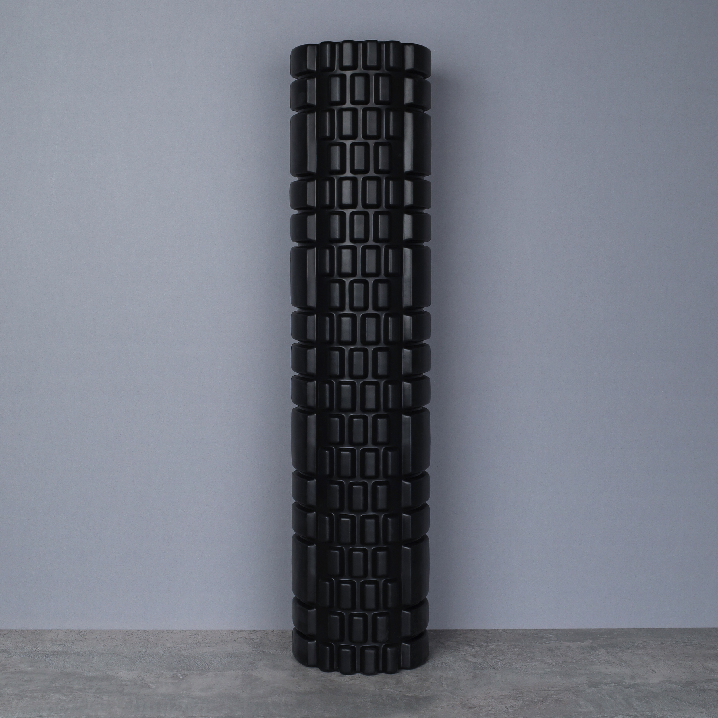 Ролик массажный спортивный Woohooo BRICK 60x14/ черный/уп10