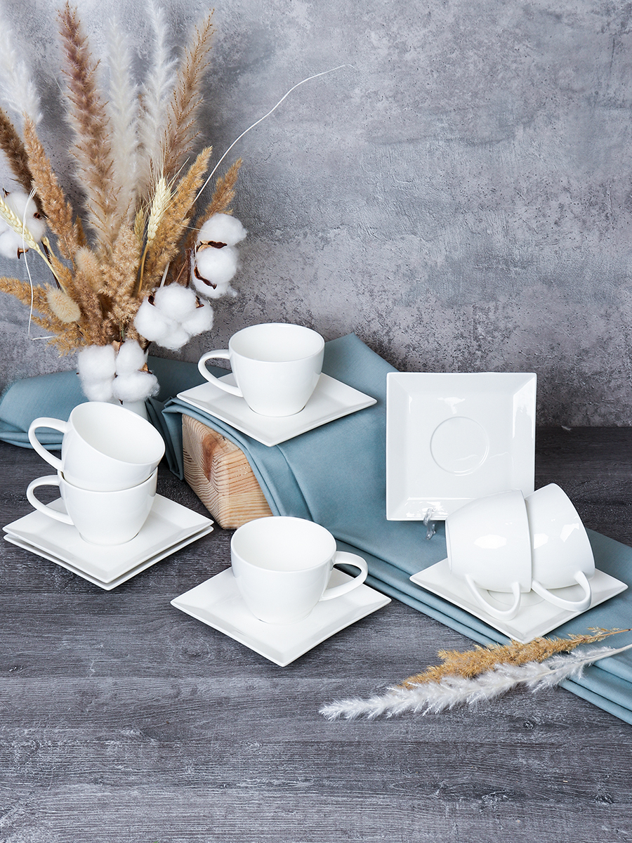 Чайный набор 12 предметов 230 мл / EDC-692 /уп 8/ 