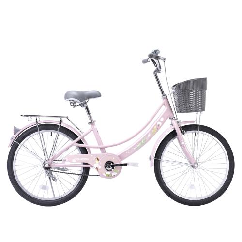 Велосипед 22" COMIRON Cloud Cotton A07-22BP светло-розовый