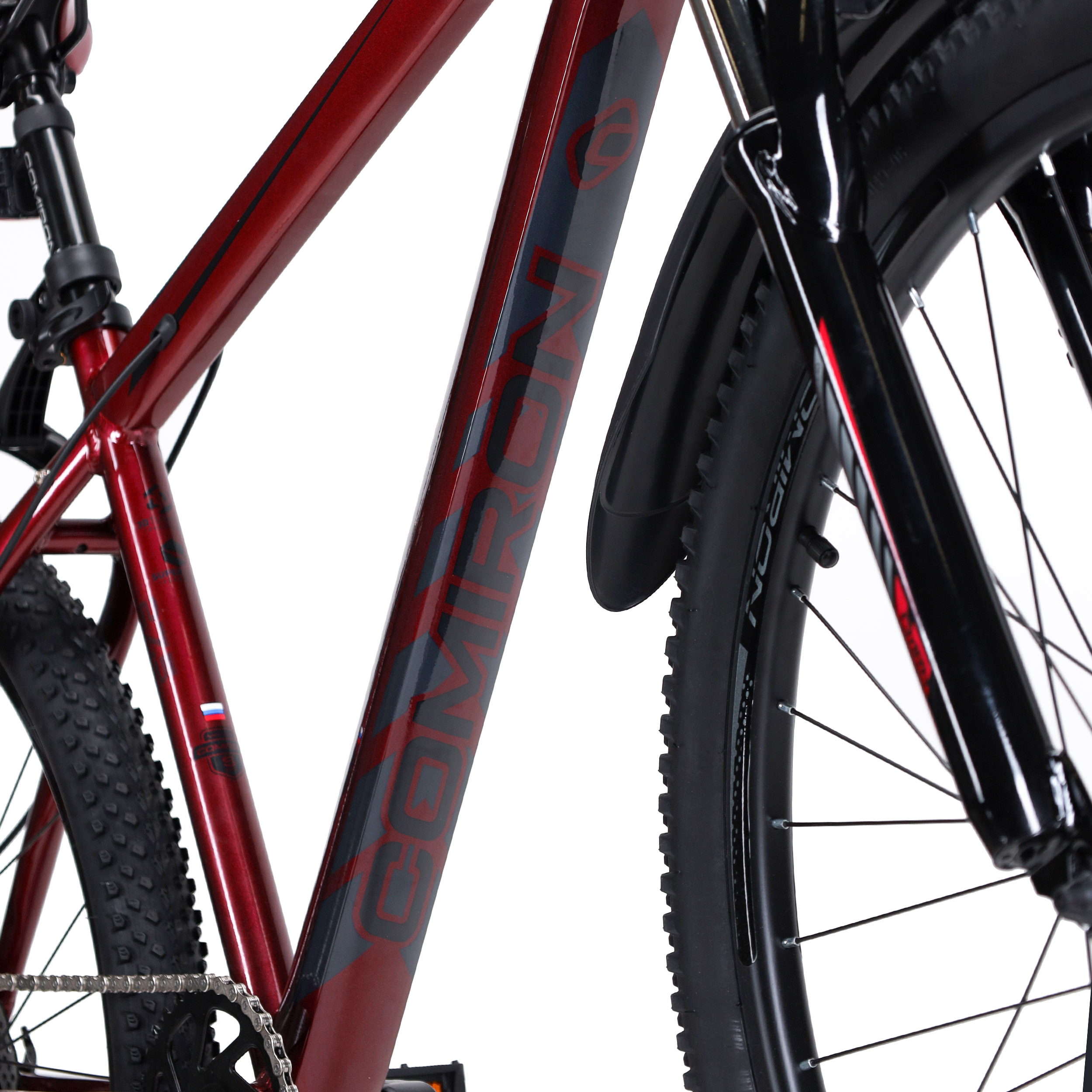 Велосипед 27,5" рама 19" 1x10sp COMIRON SYSTEM красный
