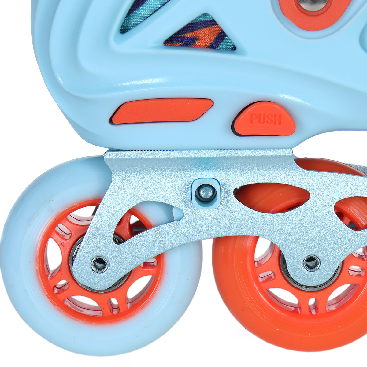 Роликовые фигурные коньки COMIRON  2022 M с блокировкой колёс /уп 6/ (35-38) оранжевые