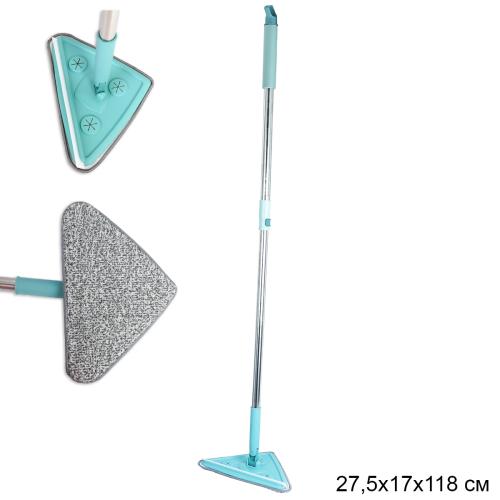 Швабра со скребком 28х18x118 см / M1-09 /уп 100 /* Треугольник