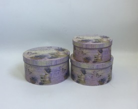 Коробка подарочная 3 штуки / W7458 /уп 24/