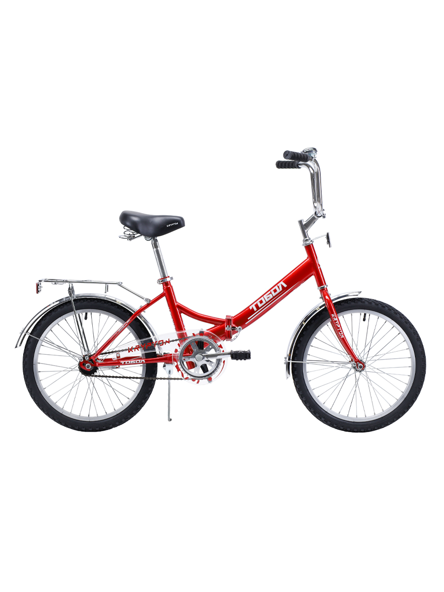 Велосипед 20" рама 14" 1sp KRYPTON ТОБОЛ складной красный
