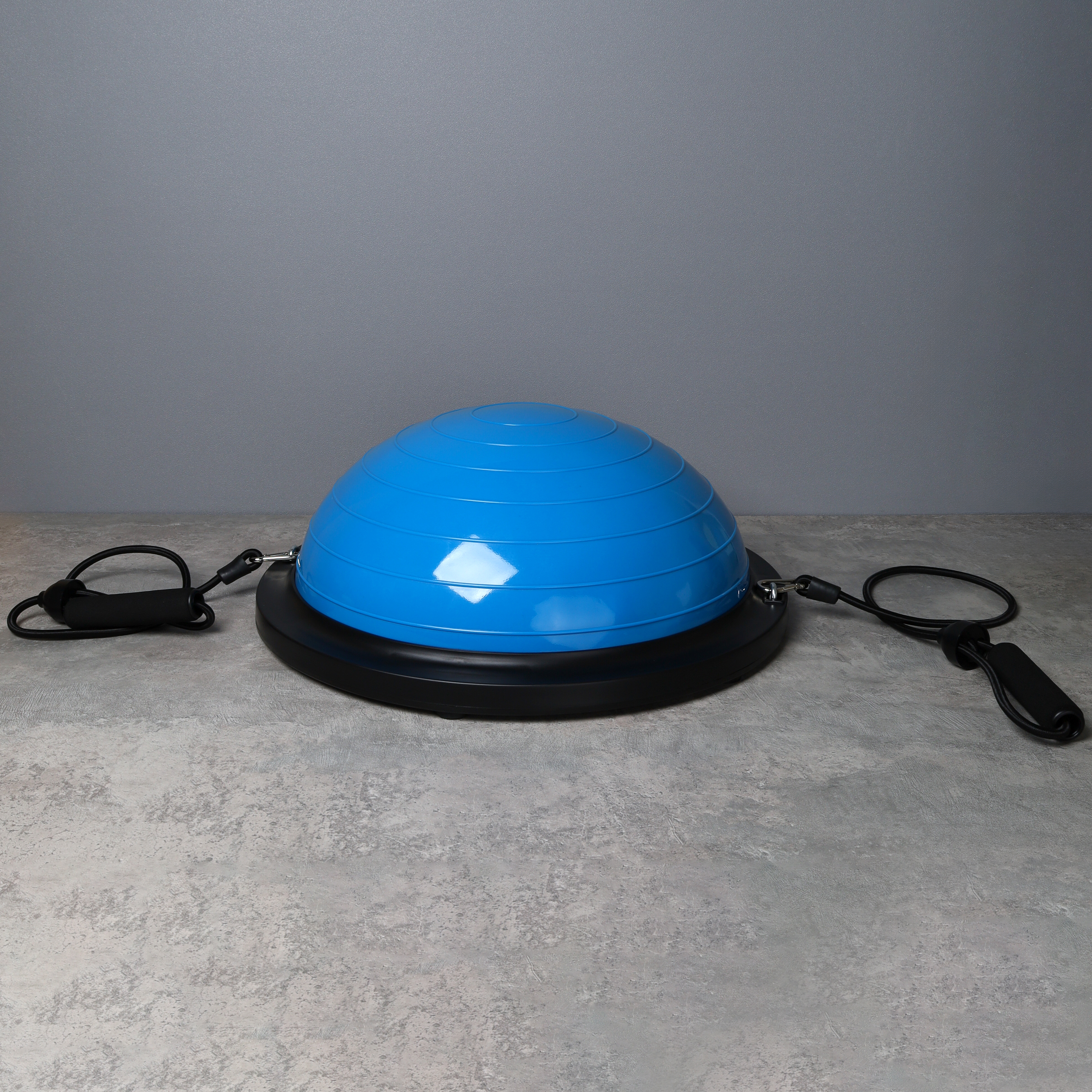 Полусфера балансировочная BOSU 46см Woohooo Drops эспандер, насос/ синий / B46Dr-B/ уп5