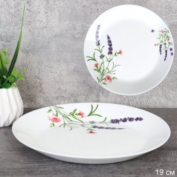 Набор тарелок 6 штук 190 мм / LYGP75 (2027) /уп 12/ Евро Лаванда