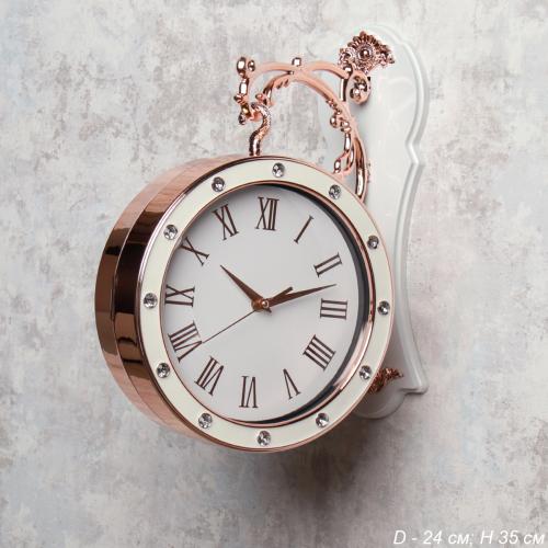 Часы настенные двухсторонние Вокзальные 24х35 см / 10982 /уп 6/
