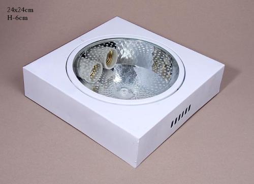 Светильник потолочный / BR871, 2x15W3U /уп 10/