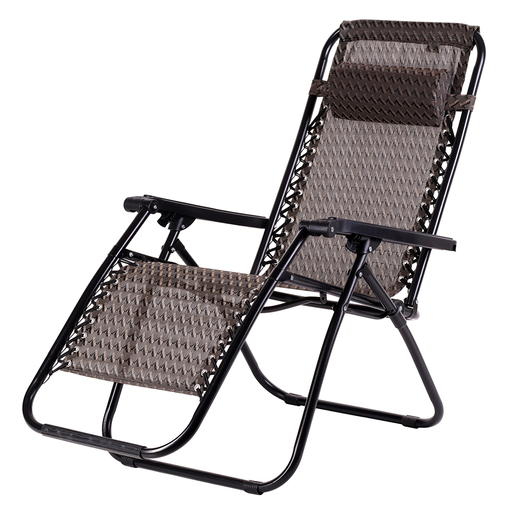 Шезлонг 175х72х80, 3 положения спинки, фиксатор положения, подушка  / GT-CM-044 /уп 2/ ПРОМО АКЦИЯ 