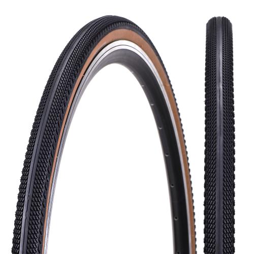 Покрышка для велосипеда COMIRON GRAVEL 700x32 60TPI Kevlar Antipunkture 1.5mm Brown Foldable /уп40/
