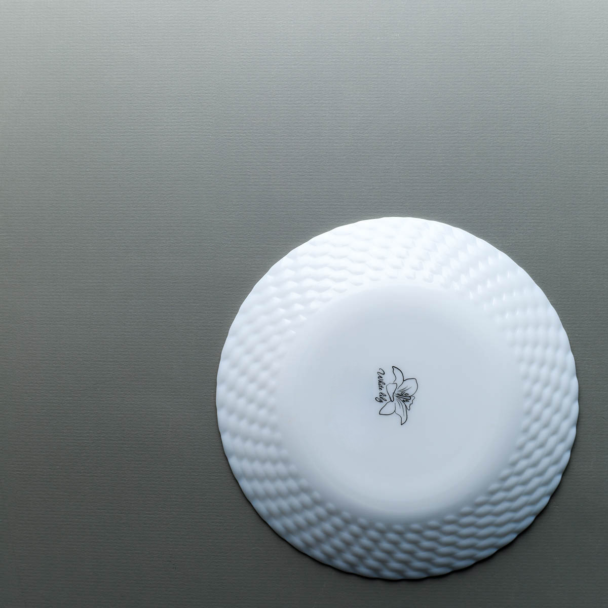Набор тарелок 6 штук 190 мм белая фактурная / WVP75Q (WHITE) /уп 12/ 