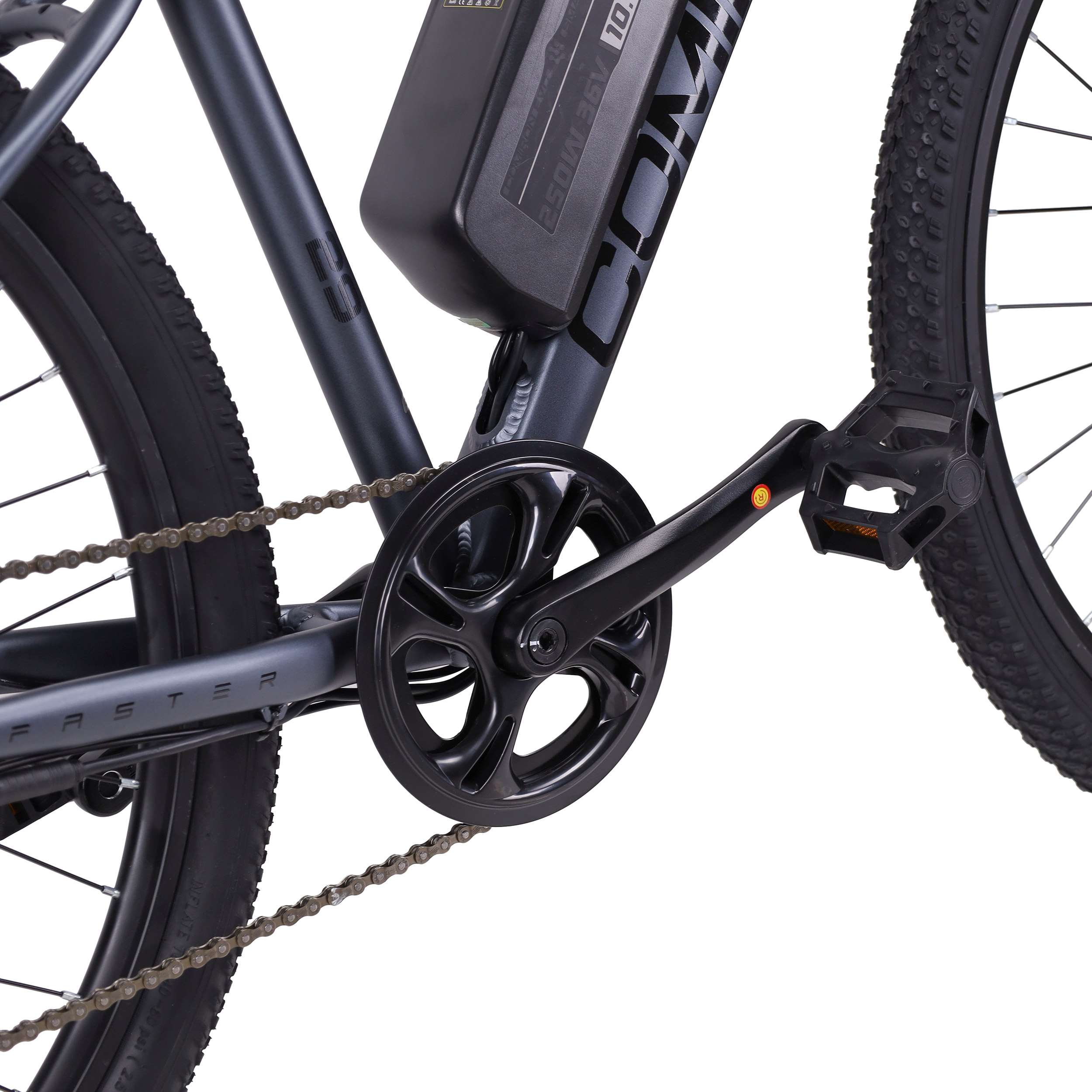 Электровелосипед 29" рама 17" COMIRON BeFASTER 7SP SHIMANO 250W 36V/10.4AH чёрный