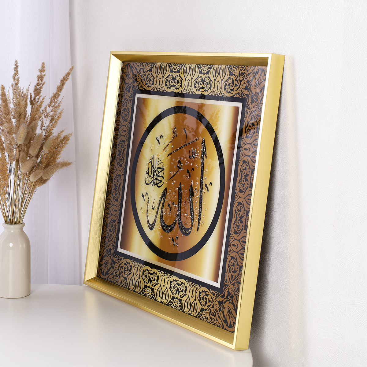 Картина 50х50 Мусульманская / GL-03 /уп 24/стразы