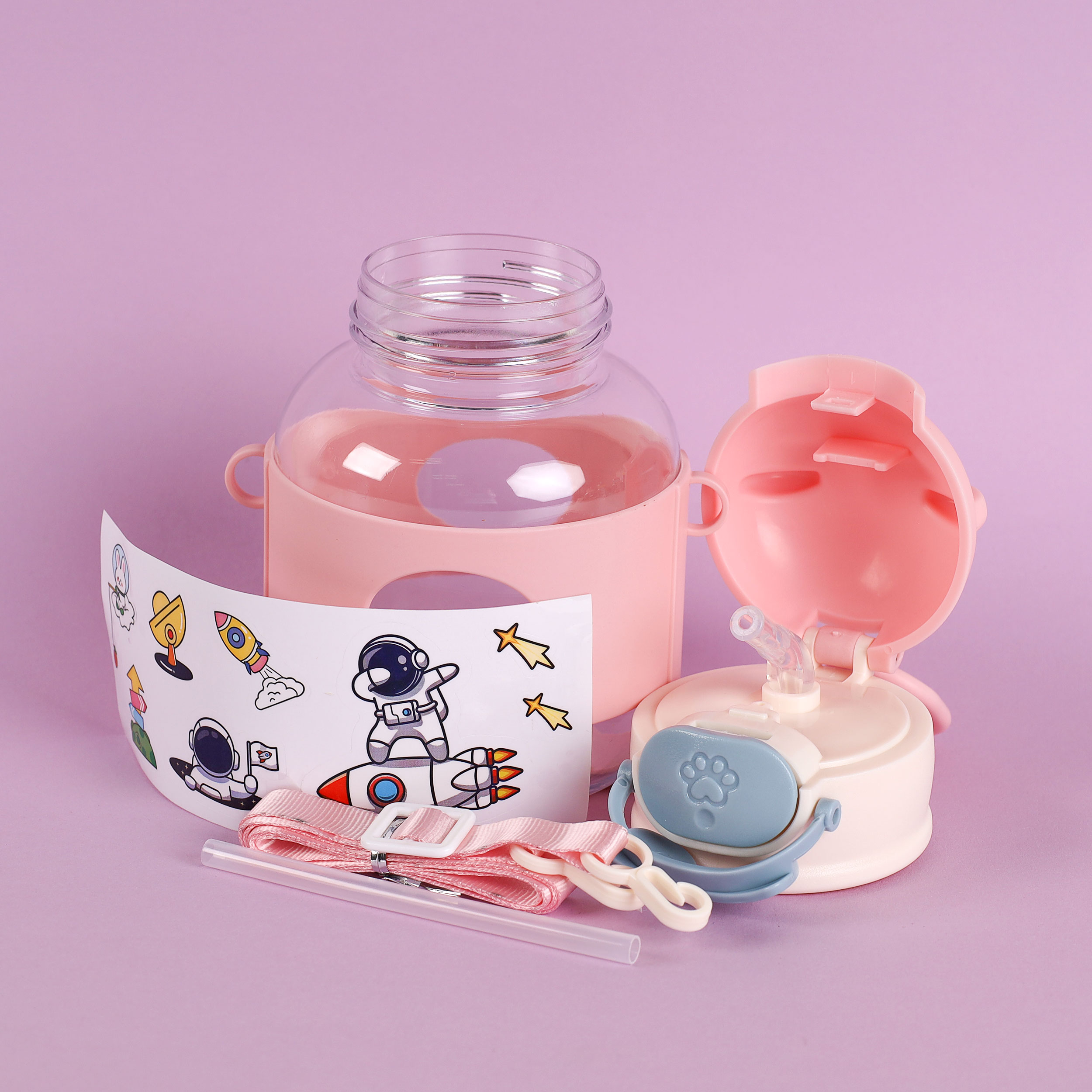 Бутылка для воды Woohooo Cosmo 630 ml / Пищевой PP / уп 60 / АКЦИЯ