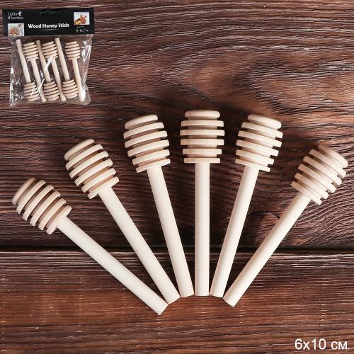 Ложка для меда 6 штук 8 см / Z-444 /уп 120/