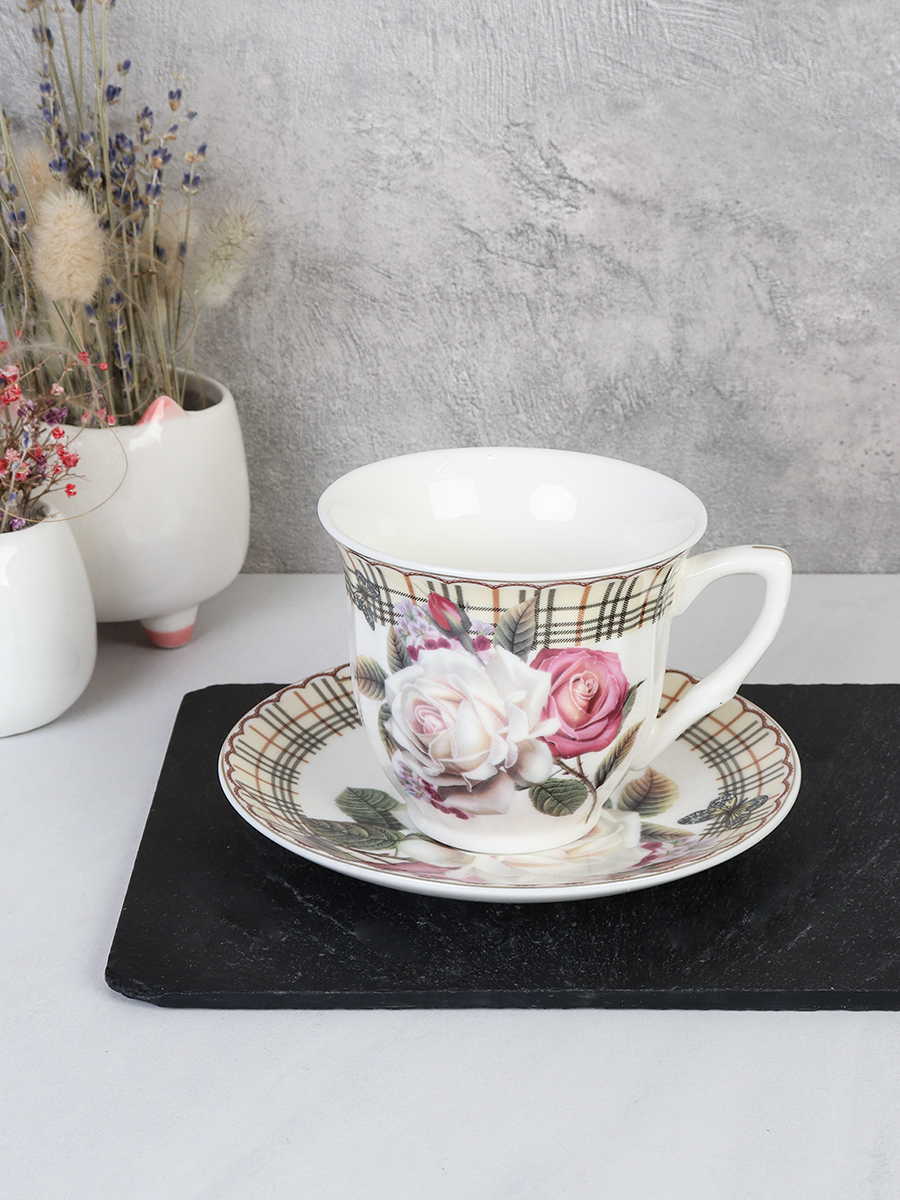 Чайная пара 250 мл PVC / new F31-2PVC /уп 36/ 