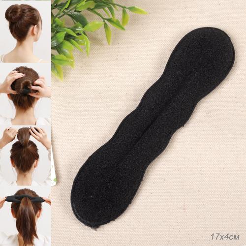 Зажим-твистер для волос 17 см / YIW-86 /уп 12/100/черный