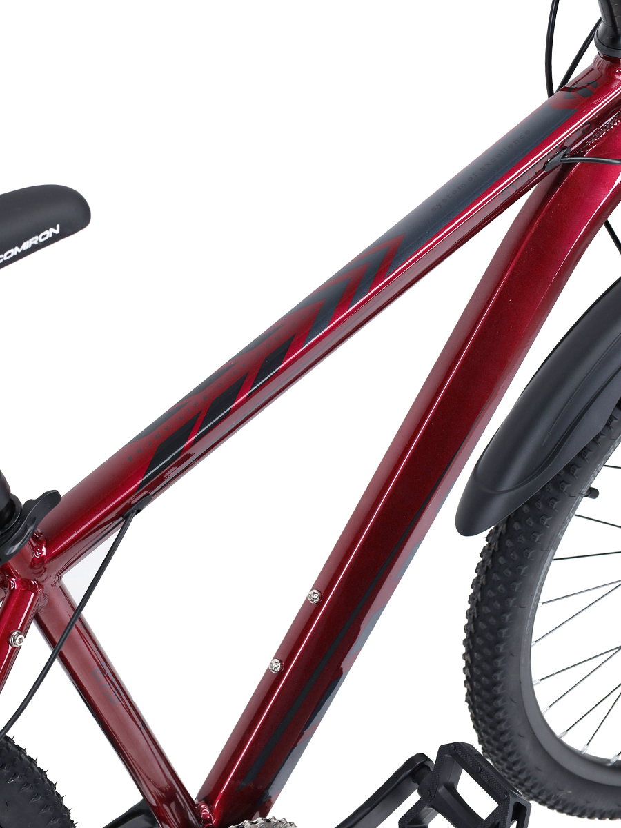 Велосипед 27,5" рама 19" 1x10sp COMIRON SYSTEM красный