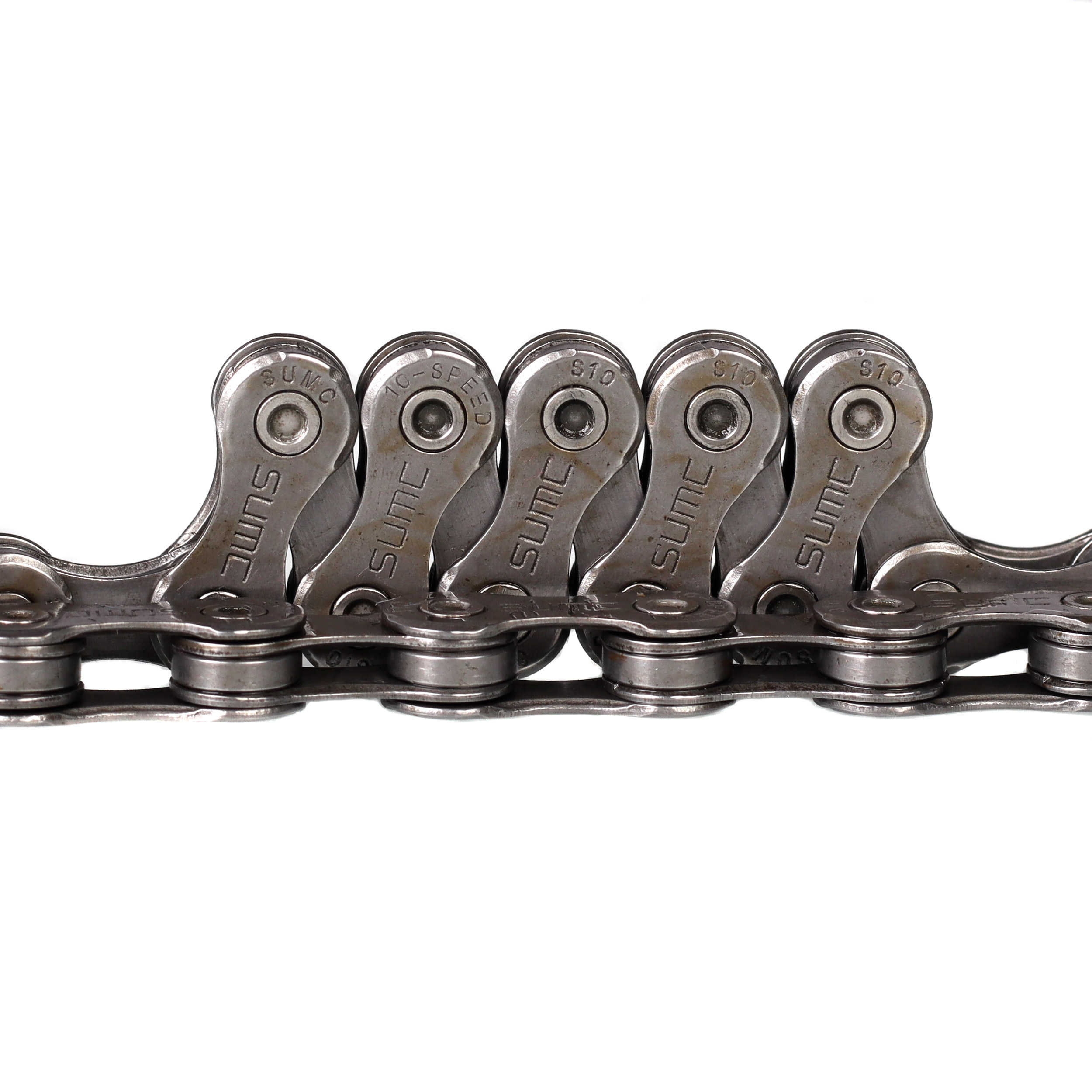 Велосипедная цепь SUMC 10 speed SX10GY 1/2"x11/128"/116L ГОСТ 30442-97 ISO 9633 /уп 50/