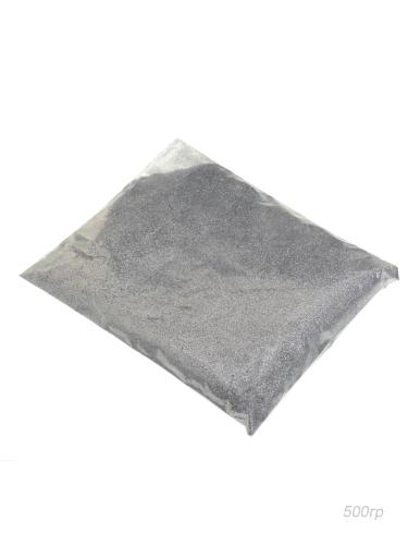 Глиттер / 328-1/96 /уп 1/ 500 г серебро