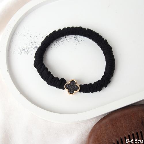 Резинка для волос Клевер 6,5 см / N3172-15 /уп 1/723798