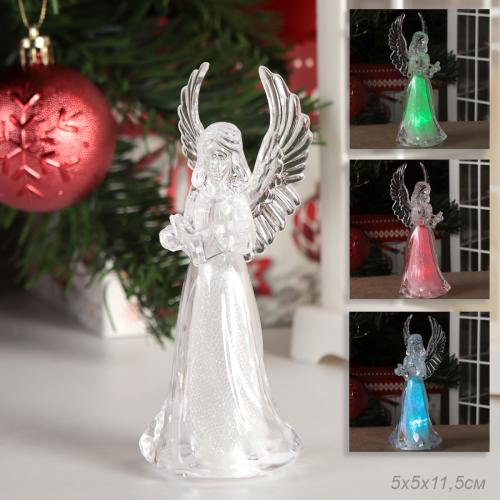 Свеча светодиодная Ангел 11,5 см / JS-0511 /уп 12/240/