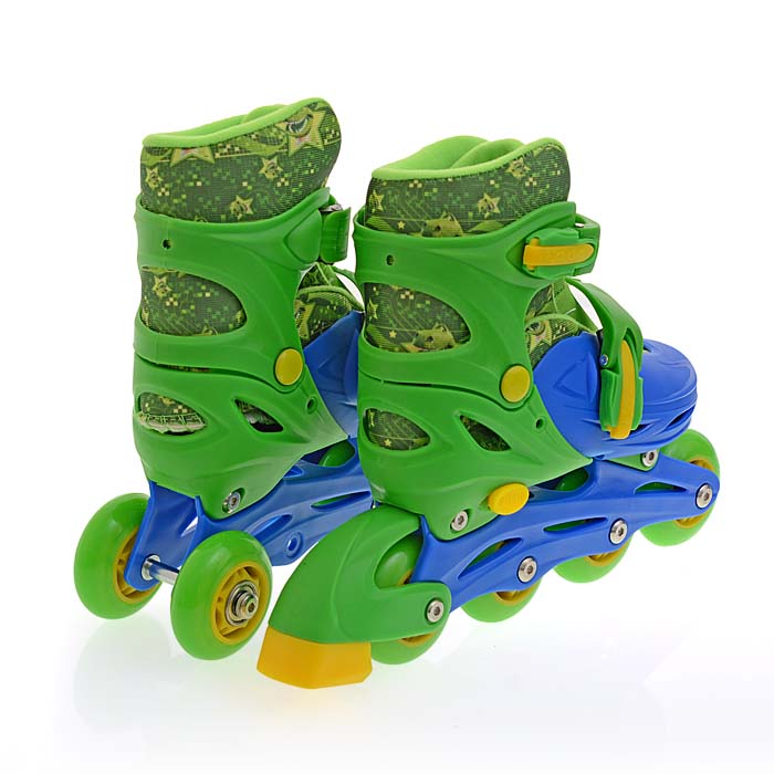 Роликовые коньки / 906 S /уп 6/ (31-34) зеленые