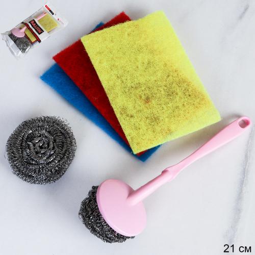 Щетка с ручкой универсальная набор / BJ-1654 /уп 200/