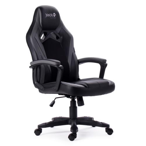 Кресло игровое COMIRON GAME-16 Ninja Черно-серый