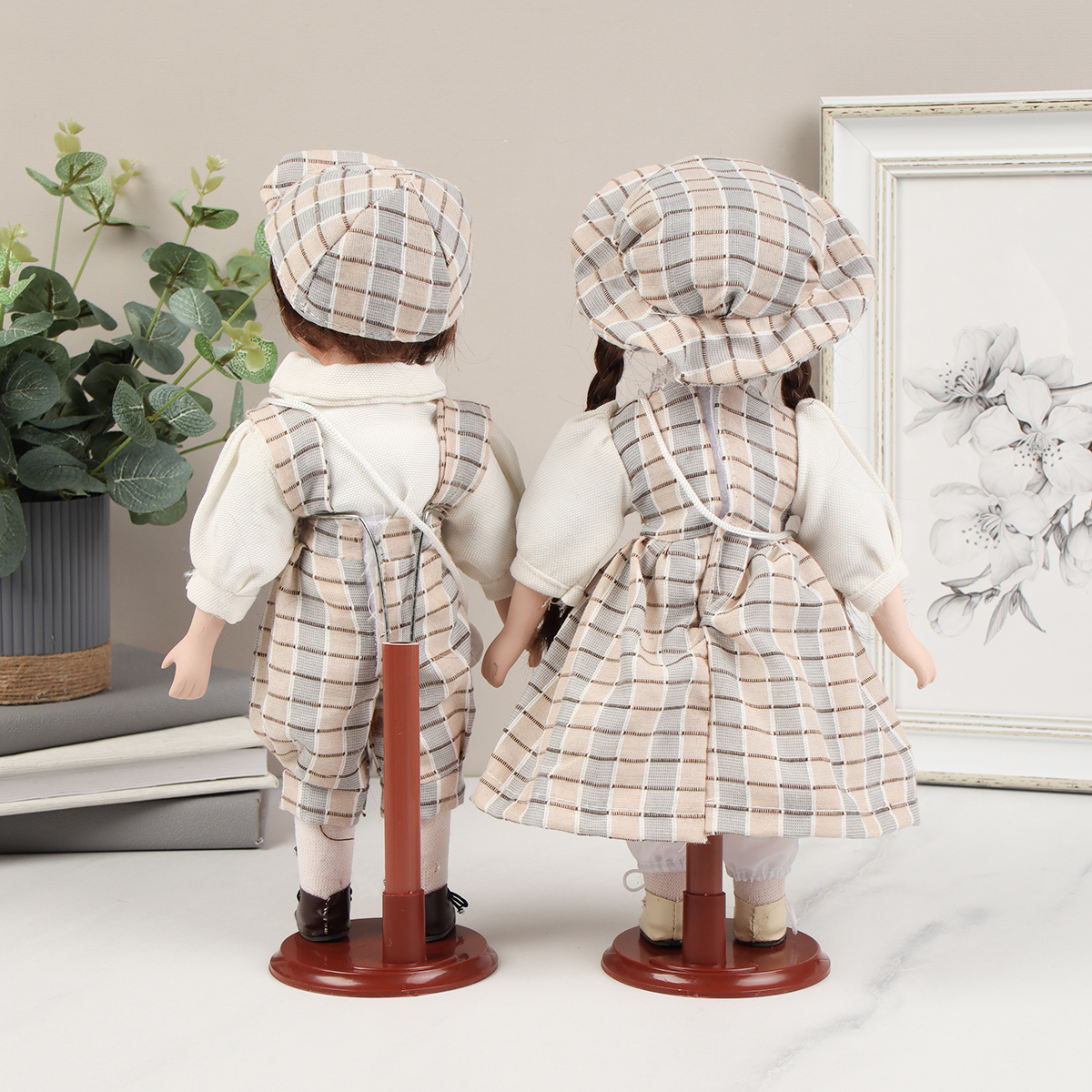 Сувенир коллекционный Мальчик и Девочка 2 штуки набор 31 см / 1213-3 /уп 24/644613