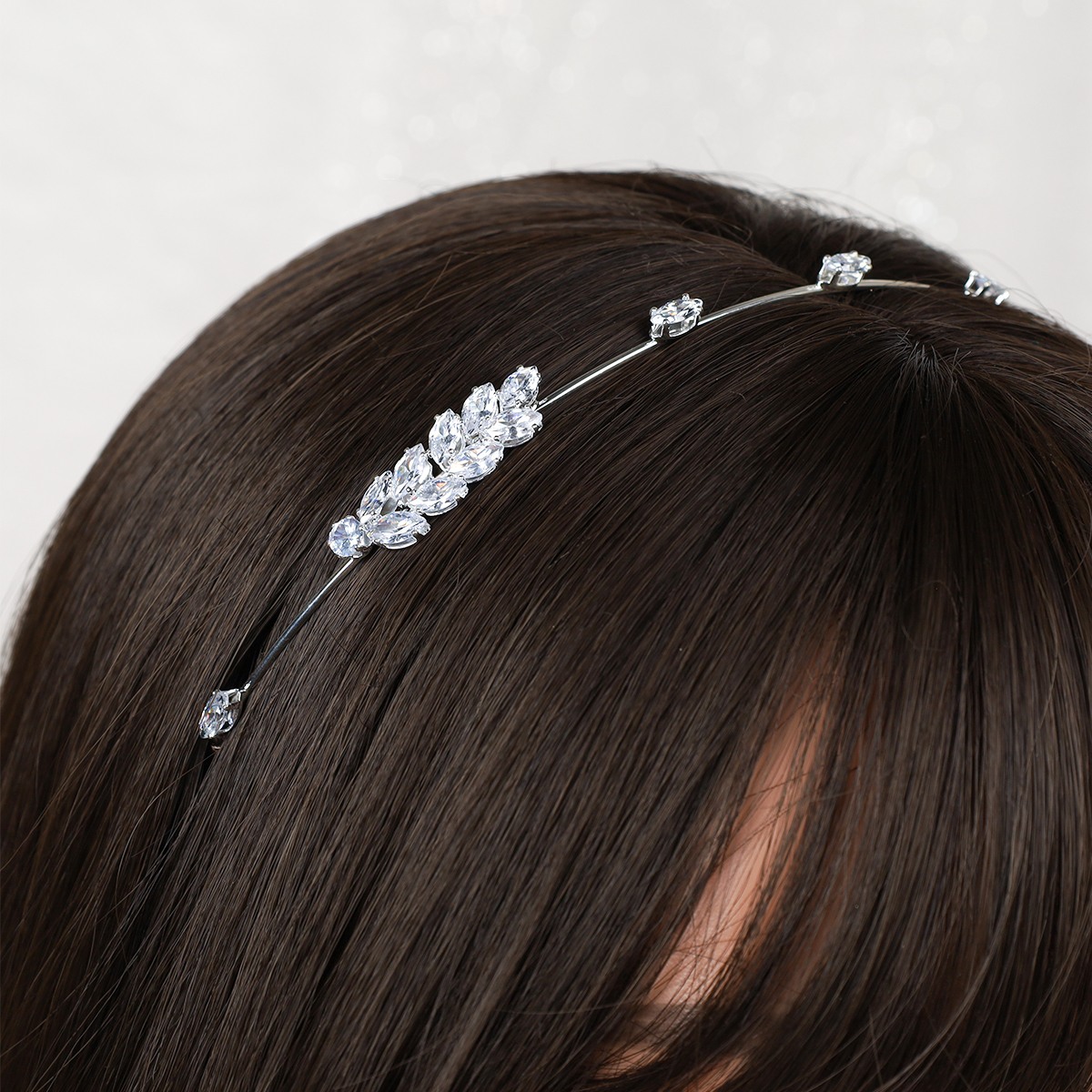 Ободок для волос кристаллы / N3258-6 /уп 1/723821     